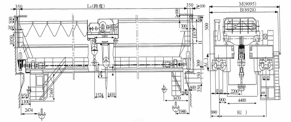 QD型5-200T雙梁橋式起重機(jī)